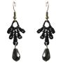 Charm.L Grace Black Lace Gothic Lolita Pendant Choker Necklace Wedding Halloween Accessories