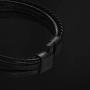 SERASAR | Premium Leather Bracelet for Men in Black & Brown | Various Lengths | Magnetic Stainless Steel Clasp | Exclusive Jewellery Box | Great Gift Idea for Men