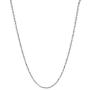 Verona Jewelers Sterling Silver Diamond Cut 2MM Sparkle Chain Necklace Criss Cross Necklace- Shiny Necklace Sparkling Chain Sterling Silver Necklace
