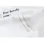 SLUYNZ 925 Sterling Silver Tri Circles Drop Dangle Earrings for Women Teen Girls Threader Earrings Chain Tassel Earrings