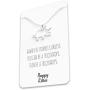 Happy Kisses Dinosaur Triceratops Necklace - Cute Pendant Gift for Women or Kids - Sweet & Funny Message Card