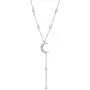 S925 Sterling Silver Jewelry Crescent Moon and Star Pendant Necklace…