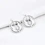 AKTAP Movie Inspired Jewelry Jedi Order Pendant Dangle Earrings for Movie Fans