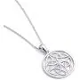 925 Sterling Silver Good Luck Irish Celtic Knot Round Pendant Necklaces for Women Girls, Box Chain 18'' 925 Sterling Silver Good Luck Irish Celtic Knot Round Pendant Necklaces for Women Girls, Box Chain 18''