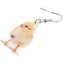 NEWEI Acrylic Sweet Chicken Eggs Chick Earrings Dangle Drop For Women Kids Farm Animal Pet Jewelry Gift Charm