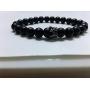 LIDU Love Bracelet King and Queen Teir Friendship 8mm Beads Bracelet