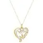 Hallmark Jewelry for Women, Sterling Silver Heart Shaped ‘Mom’ Pendant Necklace Hallmark Jewelry for Women, Sterling Silver Heart Shaped ‘Mom’ Pendant Necklace