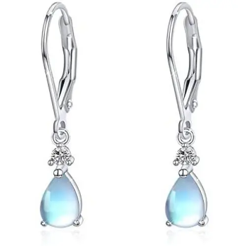 Moonstone Leverback Earrings for Women Sterling Silver Teardrop Bridal Dangle Earrings Moonstone Dewdrop Earrings Girls Moonstone Jewelry Gifts Hypoallergenic Earrings Moonstone Leverback Earrings for Women Sterling Silver Teardrop Bridal Dangle Earrings Moonstone Dewdrop Earrings Girls Moonstone Jewelry Gifts Hypoallergenic Earrings