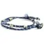 Wakami Double Wrap Bracelet | Handmade Boho Jewelry For Women & Men | Charm Bracelet, Waxed Thread And Zinc Alloy Metal Beads, Fair Trade, 6-10in - Hippie Bracelets. Wakami Double Wrap Bracelet | Handmade Boho Jewelry For Women & Men | Charm Bracelet, Waxed Thread And Zinc Alloy Metal Beads, Fair Trade, 6-10in - Hippie Bracelets.