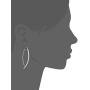 Amazon Collection Womens Diamond Cut Arched Stick Threader Earrings