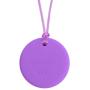 Munchables Tree of Life Sensory Chew Necklace for Adults, Teens and Kids - Sensory Chewable Jewelry (Purple)