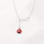 WUSUANED Good Luck Ladybug Keychain When She Swoops In It Remind Us Not Be Let Worries Cloud A Single Day Ladybug Lover Gift