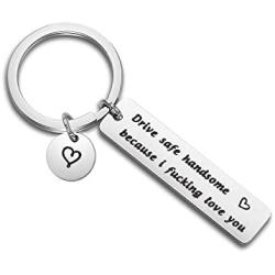 MAOFAED Drive Safe Keychain Driver Keychain New Driver Gift Sweet 16 Gift