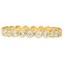 PAVOI 14K Gold Plated Rings Cubic Zirconia Love Ring | 2.8mm Stackable Rings for Women | Gold Rings for Women