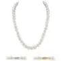 THE PEARL SOURCE 14K Gold AAAA Quality White Freshwater Cultured Pearl Necklace for Women in 20'' Matinee Length THE PEARL SOURCE 14K Gold AAAA Quality White Freshwater Cultured Pearl Necklace for Women in 20'' Matinee Length