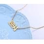 Aimber Birth Year Necklace 18K Gold Plated Birth Year Number Pendant Necklace Stainless Steel Birthday Year Necklace for Women,1970-2024