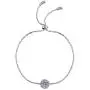 SecreTalk Moissanite Halo Bracelet 1CT 18K White Gold Plated Silver D Color Ideal Cut Diamond Bracelet for Women with Certificate of Authenticity