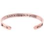 iLuckyCuff Silver/Gold/Rose Gold Stainless Steel Inspirational Cuffs for Women Girl Encouragement Friendship Graduation Birthday Gifts Be Bold Be Courageous Be Your Best