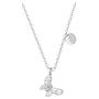Butterfly Necklace Initial Letter Pendant Necklace with Message Card Butterfly Jewelry Gifts for Women Girls