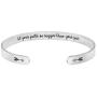 Joycuff Bracelets for Women Inspirational Mantra Cuff Bangle Friend Encouragement Christmas Birthday Gifts for Her