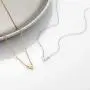 Turandoss Tiny Initial Heart Necklace - 14K Gold Filled Handmade Double Side Engraved Hammered Heart Initial Necklace Gift for Women Girls Jewelry