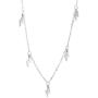 Edforce 18k Gold Plated Lightning Bolt Pendant Necklace, 15''+2'' Extender