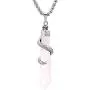 BEADNOVA Healing Crystal Necklace for Women Men Energy Healing Crystal Pendant Gemstones Jewelry Pendulum Crystal Divination (Hexagonal, 18 Inches Stainless Steel Chain) BEADNOVA Healing Crystal Necklace for Women Men Energy Healing Crystal Pendant Gemstones Jewelry Pendulum Crystal Divination (Hexagonal, 18 Inches Stainless Steel Chain)