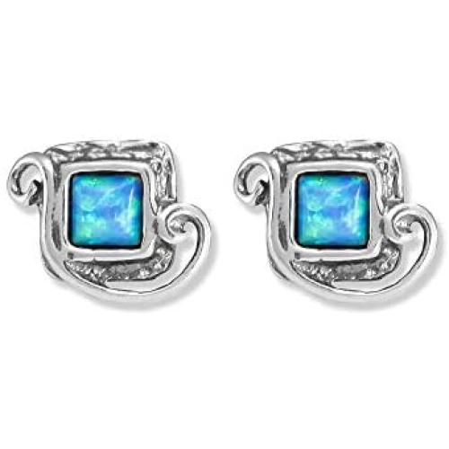 SHABLOOL Earring Sterling Silver 925 With Gemstone Handmade Jewelry Beautiful Fine Detailing. An Essential Gift For Her. Mother’s Day, Birthday, Woman, or Teen gift