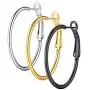 U7 Hoop Earrings |Small Medium Sized Huggie for Women Girls| Hypoallergenic Sterling Silver Post Lightweight Hoops in Stainless Gold Black Color, 2mm Thin,Diameter 25 30 40mm, with Gift Box U7 Hoop Earrings |Small Medium Sized Huggie for Women Girls| Hypoallergenic Sterling Silver Post Lightweight Hoops in Stainless Gold Black Color, 2mm Thin,Diameter 25 30 40mm, with Gift Box