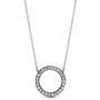 Pandora Jewelry Circle of Sparkle Cubic Zirconia Necklace in Sterling Silver, 17.7''