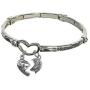 Jewelry Nexus Mother & Daughter Heart Charm Mothers & Daughters Share a Everlasting Bond