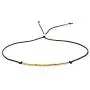 Morse Code Bracelet 14k Gold Plated Beads on Silk Cord Secret Message Be Still and Know Bracelet Gift Jewelry for Her