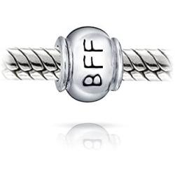 Inspirational Words Hope Believe Survivor Message Barrel Charm Bead For Women 925 Sterling Silver Fits European Bracelet
