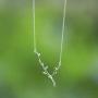 Boma Jewelry Sterling Silver Branch Necklace, 18 Inches