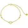 SISGEM Solid 14k Gold Heart Bracelet for Women Freshwater Cultured Pearl Bracelet with Beads Dainty Jewelry Gifts for Her, Mum,Wife,6.5+1+1 INCH