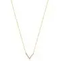 GELIN 14k Solid Gold 0,02 ct Diamond Chevron V Shaped Pendant Chain Necklace for Women, Certified Fine Jewellery, 18 inch GELIN 14k Solid Gold 0,02 ct Diamond Chevron V Shaped Pendant Chain Necklace for Women, Certified Fine Jewellery, 18 inch