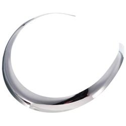 Jerollin Gold/Silver Choker Collar Necklaces for Women, Stainless Steel Gold Statement Necklace Open Choker Bib Necklace African Jewelry Necklace