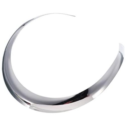 Jerollin Gold/Silver Choker Collar Necklaces for Women, Stainless Steel Gold Statement Necklace Open Choker Bib Necklace African Jewelry Necklace