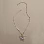 Yixin Butterfly Choker Necklace for Women Girls Crystal Rhinestone Ball Tennis Chain Jewelry Pendant Collar Necklace at Party Wedding