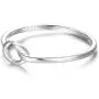 BORUO 925 Sterling Silver Ring Love Knot Promise Friendship High Polish Comfort Fit Band Ring Size 4-12