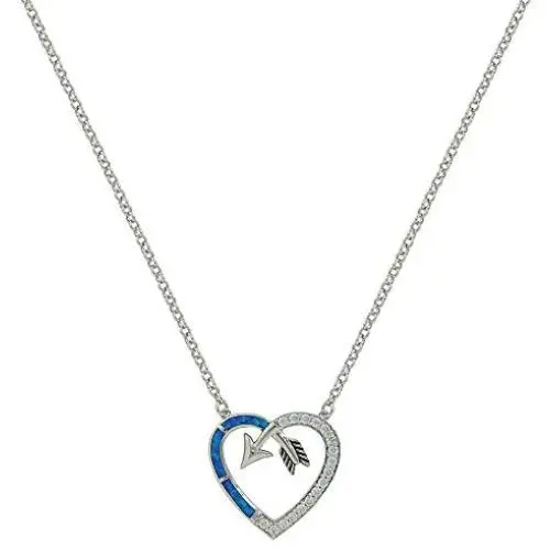 Montana Silversmiths Womens Follow Your Heart Arrow Necklace