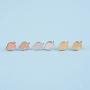 hanreshe Animal Crossing Stud Earrings Punk Jewelry Vintage Copper Earring Cute Gold Rose Gold Small Stud Earrings Girl Boy Gift