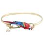 Wonderent Colorful Parrot Fashion Bangle Bracelet