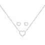 Katie Loxton Womens Silver Plated Sentiment Set Necklace and Earring Boxed Set of 2 Live Open Heart Katie Loxton Womens Silver Plated Sentiment Set Necklace and Earring Boxed Set of 2 Live Open Heart