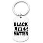 I Cant Breathe Black Lives Matter Stainless Steel Dog tag Pendant Necklace for Couples Justice Freedom Peace Spread Awareness Y815