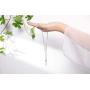 XIANNVXI Layered Crescent Moon Necklace Healing Crystal Stone Point Pendant Necklaces Reiki Witch Gemstone Dainty Jewelry for Women