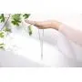 XIANNVXI Layered Crescent Moon Necklace Healing Crystal Stone Point Pendant Necklaces Reiki Witch Gemstone Dainty Jewelry for Women