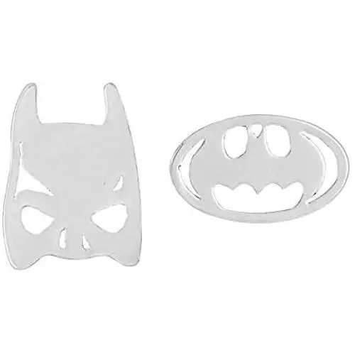 Eiffy Batman Themed Bat Mask and Logo Shaped Stud Earrings for Women Super Heroes Earrings Jewelry