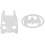 Eiffy Batman Themed Bat Mask and Logo Shaped Stud Earrings for Women Super Heroes Earrings Jewelry