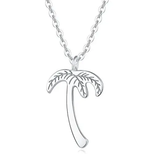Carleen 14K Gold Plated Sterling Silver Delicate Dainty Family Tree of Life/Palm Tree Small Necklace Jewelry for Women Girls with 15.75'' Silver Chain Carleen 14K Gold Plated Sterling Silver Delicate Dainty Family Tree of Life/Palm Tree Small Necklace Jewelry for Women Girls with 15.75'' Silver Chain